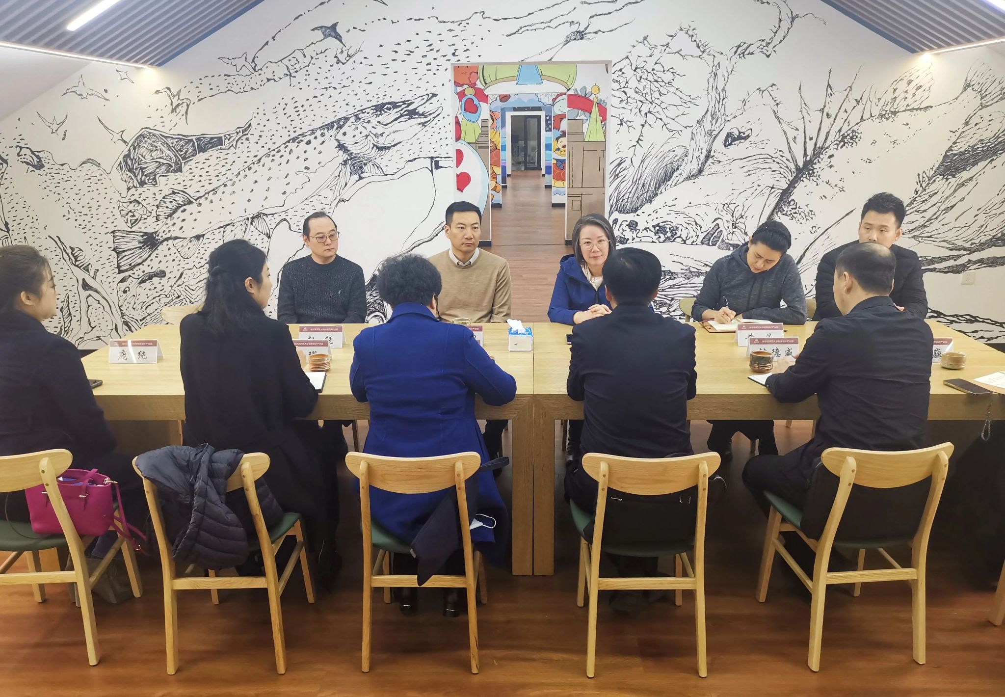 黑龍江省總工會高學昌一行調研我校創意設計產業園 聚焦數字衍生內容制作發展